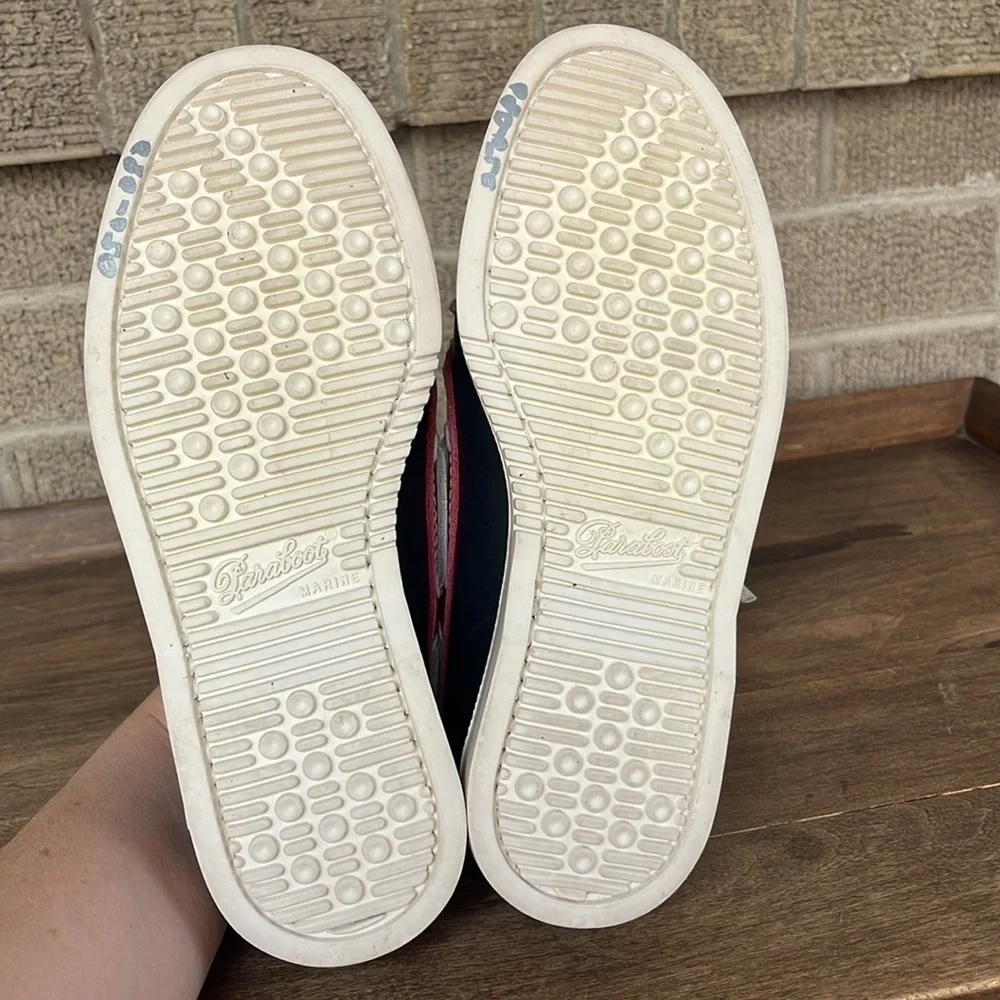 NWOT Paraboot x Dooney & Bourke Marine Loafers Red White Navy – Youth 4/5